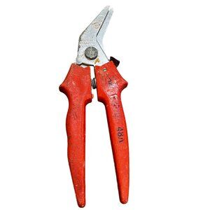 Vintage Red Podi Germany 48A Stainless Steel Garden Pruning Shears